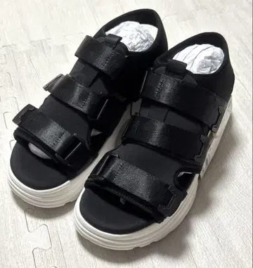GU 지유 볼륨 밑창 스포츠 샌들 블랙 XL 25cm
