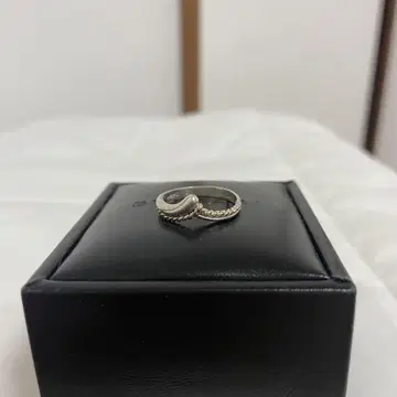 K10 x SV925 콤비 반지 꼬임 디자인 안지름 16mm
