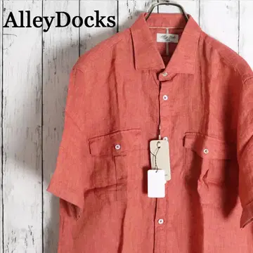 택 포함 새상품 AlleyDocks 이탈리아 린넨 100% 셔츠 쿠바