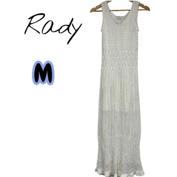 Rady 레이스 짜임 슬리브리스 롱 원피스 사이즈 M