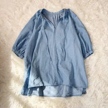 23구 DENIM 라이트 바지 썸머 스키퍼 블라우스 38