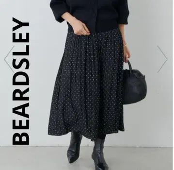 새상품 택 포함 BEARDSLEY 주름 쉬폰 개더 팬츠