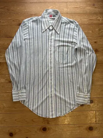 70년대 vintage Supre & Macy 스트라이프 긴팔 셔츠