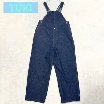 TUKI 츠키 0054 TYPE2 데님 살로펫 오버롤 2 파랑