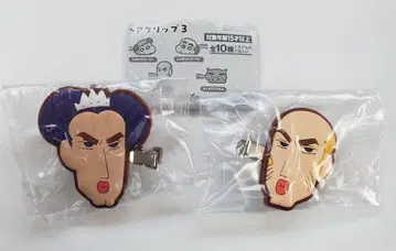 짱구는 못말려 가챠 마카오와 조마 헤어핀 헤어 클립 세트