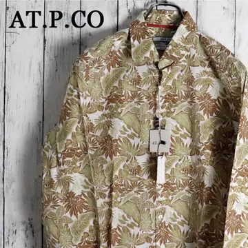 택 포함 새상품 AT.P.CO 아티피코 보타니컬 프린트 스트레치 셔츠