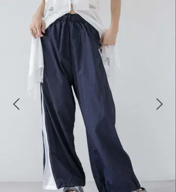 JEANASIS 지나시스 사이드 ZIP 나일론 팬츠