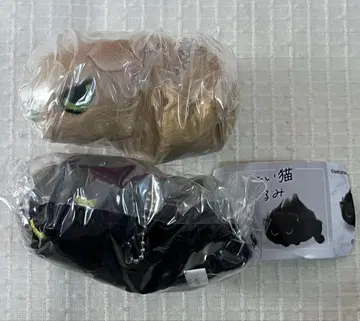 낯을 가리는 고양이 봉제 인형 친정 고양이 공원 고양이 가챠