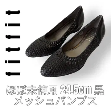 fitfit 핏핏 83790 24.5cm 블랙 메쉬 펌프스