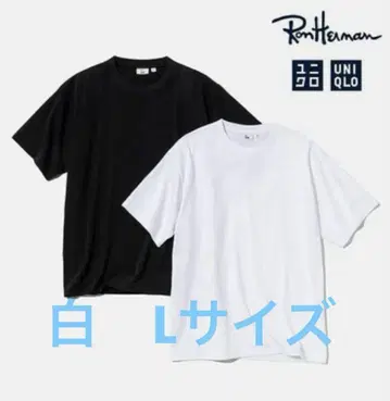 Ron Herman x UNIQLO 콜라보 T셔츠 L 사이즈 화이트