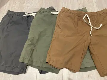 무인양품 숏팬츠 3색 세트