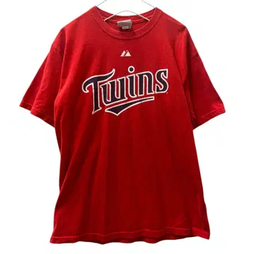 majestic MLB TWINS 베이스볼 야구 티셔츠 빈티지
