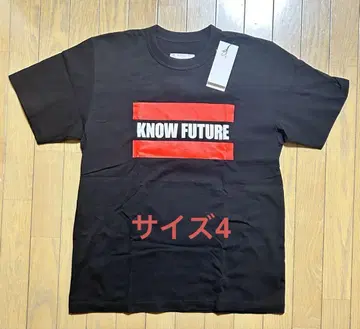 sacai KNOW FUTURE 티셔츠 블랙 사이즈 4
