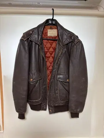 HOUSTON FLIGHT JACKET 다크 브라운