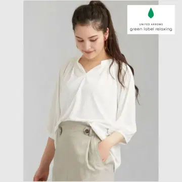 그린 라벨 릴랙싱 스무스 스키퍼 개더 티셔츠 [ F ]