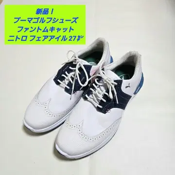 [새상품] 푸마 골프 팬텀캣 나이트로 페어아일 신발 27cm