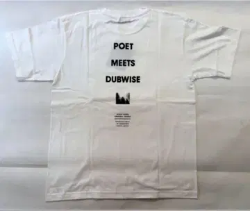 미사용 새상품 POET MEETS DUBWISE / PMD 로고 T