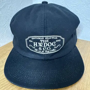H.W.DOG & CO. 블랙 캡 새상품급
