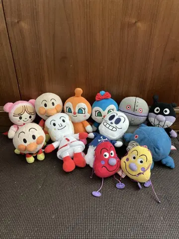 호빵맨 봉제 인형 세트