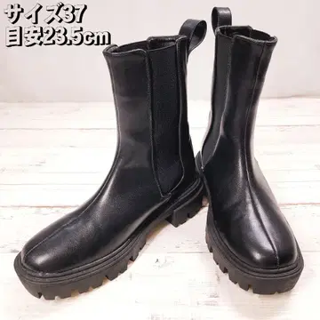 Kastane 카스타네 사이드 고어 부츠 미들 블랙 37 23.5cm