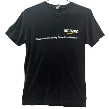 Amazon 아마존 기업 구제 의류 빈티지 티셔츠 블랙 블랙