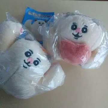 근육질 햄찌 봉제 인형 마스코트 가챠 2종류