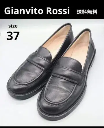 두지엠 클라세 취급 Gianvito Rossi 가죽 신발 37