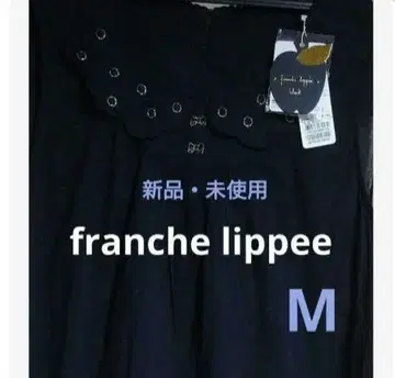 새상품 미사용 franche lippee 라메 자수 슬리브리스 원피스 M