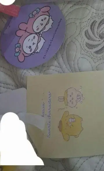 치이카와 x 산리오 콜라보 봉제 인형의 택만