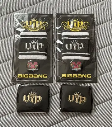 BIGBANG VIP 리스트 밴드 4개 세트 미개봉 새상품