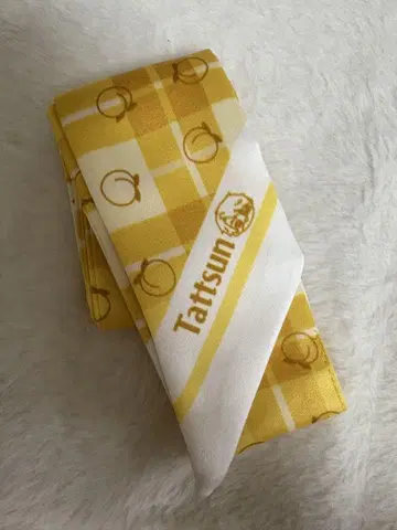 컬러풀피치 탓층 파라피치 리본 스카프