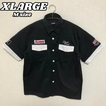 XLARGE 엑스라지 워크 셔츠 자수 와펜