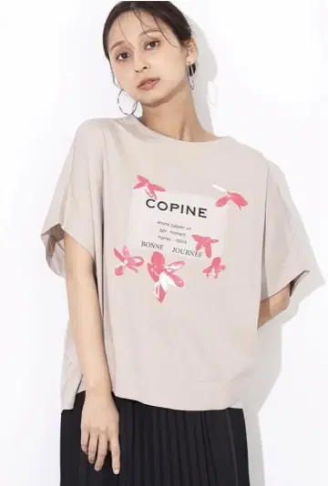 [ SCOTCLUB ] 플라워 프린트 TEE