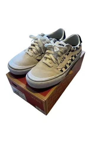 VANS STYLE 112 PRO 화이트 네이비 체크