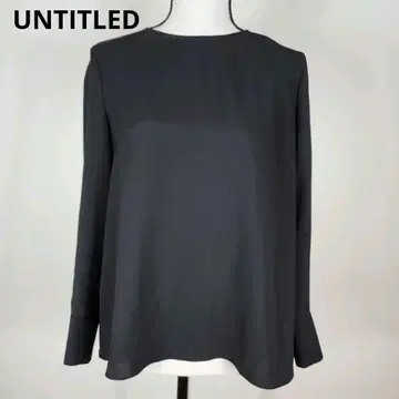 언타이틀 UNTITLED 블라우스 풀오버 M 블랙