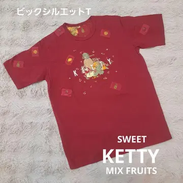 KETTY 후르츠 자수 빅 실루엣 T셔츠