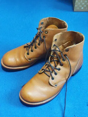 RRL 가죽 부츠 브라운