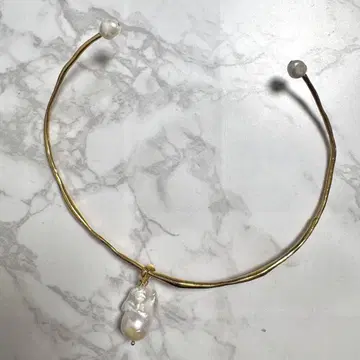 HEYON 목걸이 pearl choker 펄 초커
