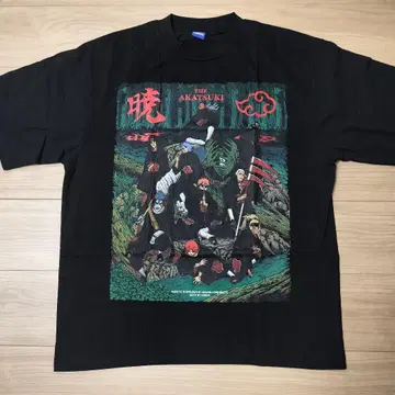 [ NARUTO ] 아카츠키 집결 티셔츠 XL 나루토