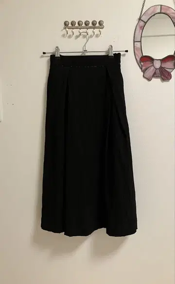 [ s357 ] A라인 스커트 블랙