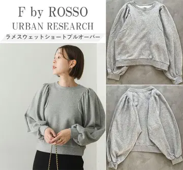 F by ROSSO 라메 맨투맨 숏 풀오버 Free