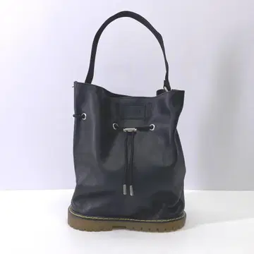 OKERU 오케루 복조리 가죽 토트 백 블랙