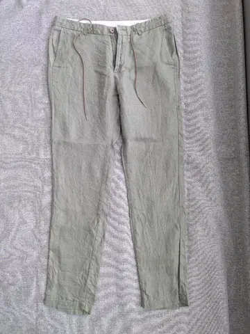 UNITED ARROWS LINEN 슬랙 치노 GREEN