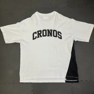 CRONOS 크로노스 L 사이즈 티셔츠 화이트