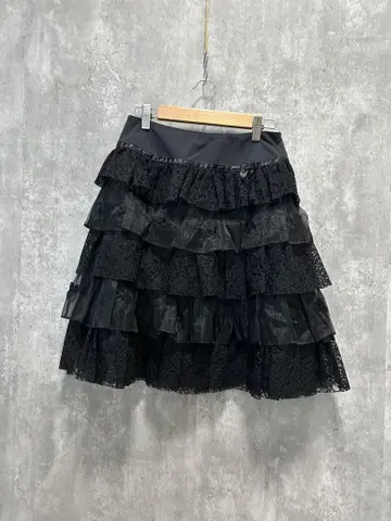 Lois CRAYON 로이스크레용 레이스 티어드 프릴 스커트 일본제