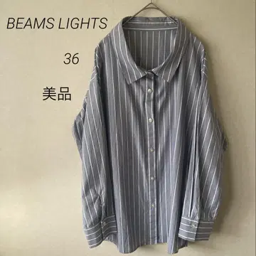 BEAMSLIGHTS 빔스라이트 투웨이 셔츠 블라우스 36