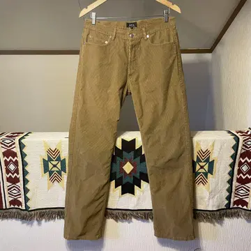 A.P.C. 코듀로이 팬츠 일본제 브라운 30