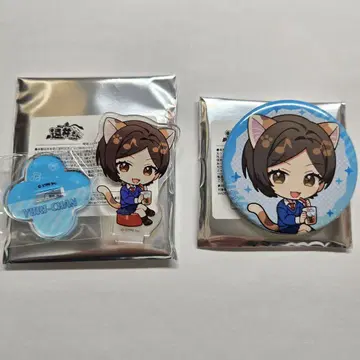 젤 군 토오이 씨 유리 짱 마네키네코 아크릴 스탠드 캔뱃지 세트