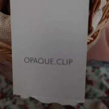 OPAQUE.CLIP 등나무 숄더백