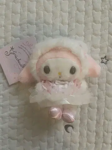 산리오 화이트 고양이 발레리나 디자인 시리즈 마스코트 홀더 마이멜로디